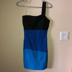 One Shoulder Slim Fitted Dress